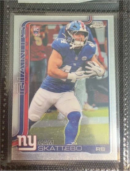 2022 Topps Chrome #RC Cam Skattebo — front