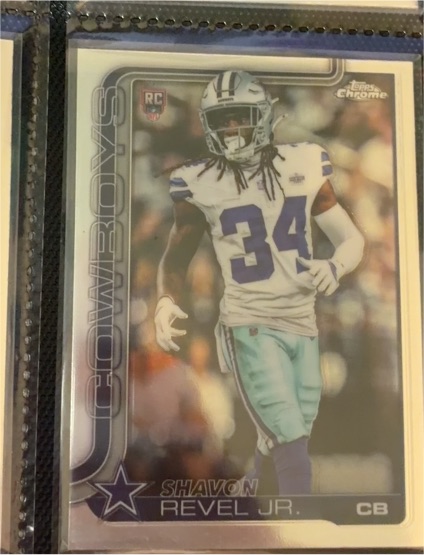 2021 Topps Chrome #RC Shavon Revel Jr. — front