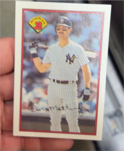 1986 Donruss #1 Don Mattingly — front