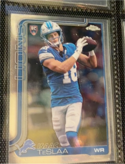 2021 Topps Chrome #RC Isaac Tesfaye Teslaa — front