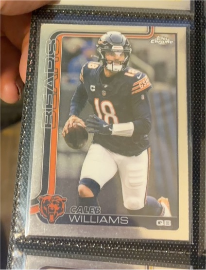 2023 Topps Chrome #18 Caleb Williams — front