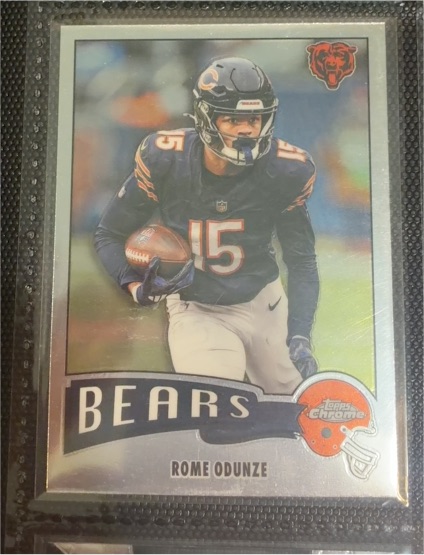 2023 Topps Chrome #15 Rome Odunze — front