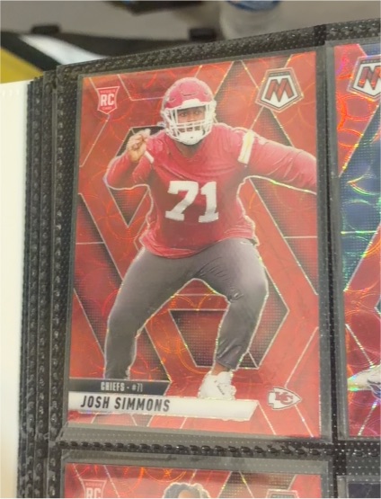 2021 Panini Mosaic #71 Josh Simmons — front