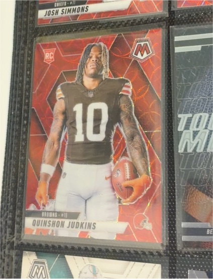 2023 Panini Mosaic #10 Quinshon Judkins — front