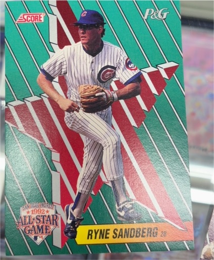 1992 Score #28 Ryne Sandberg — front