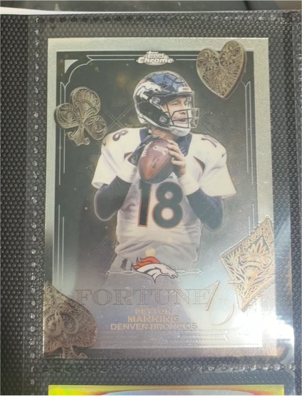 2005 Topps Chrome Fortune Peyton #F7 Peyton Manning — front