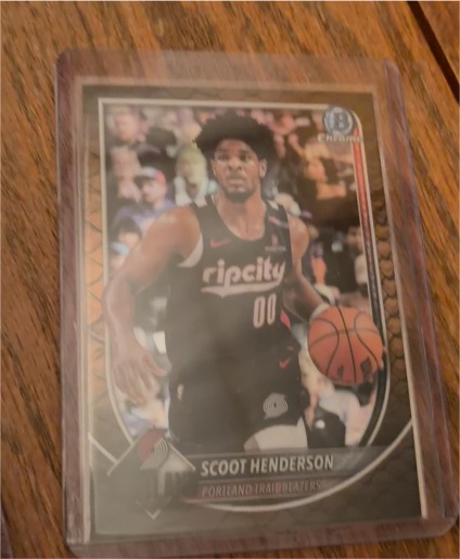 2023 Bowman Platinum #BPP-1 Scoot Henderson — front