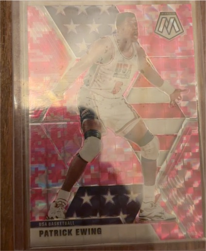 2021 Panini Mosaic USA Basketball #6 Patrick Ewing — front