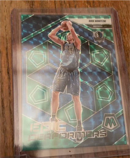 2020 Panini Mosaic Epic Performers #EP-1 Dirk Nowitzki — front