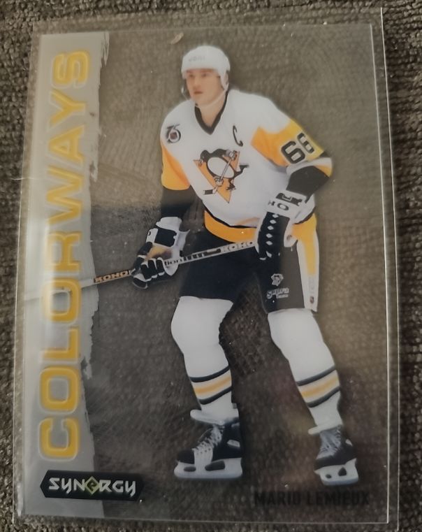 1996 Synergy Colourways #CO1 Mario Lemieux — front