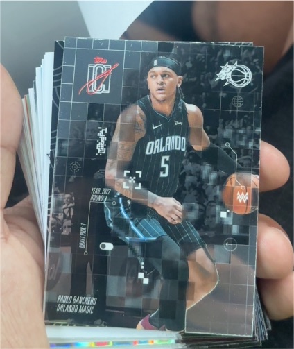 2022 Topps NBA Now #1 Paolo Banchero — front