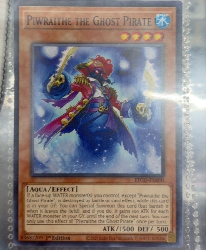 2020 Yu-Gi-Oh! ETCO-EN090 Piwraithe the Ghost Pirate — front