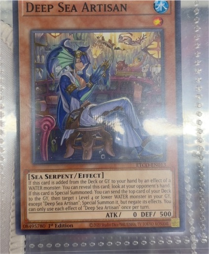 2020 Yu-Gi-Oh! ETCO-EN013 Deep Sea Artisan — front