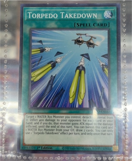 2020 Yu-Gi-Oh! SECE-EN063 Torpedo Takedown — front