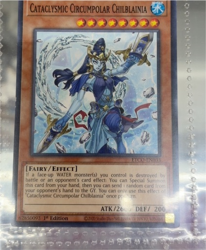 2020 Yu-Gi-Oh! ETCO-EN033 Cataclysmic Circumpolar Chilblainia — front