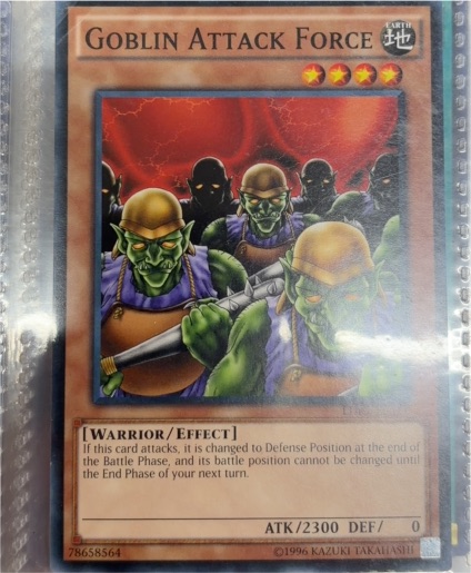 1996 Yu-Gi-Oh! #78658564 Goblin Attack Force — front