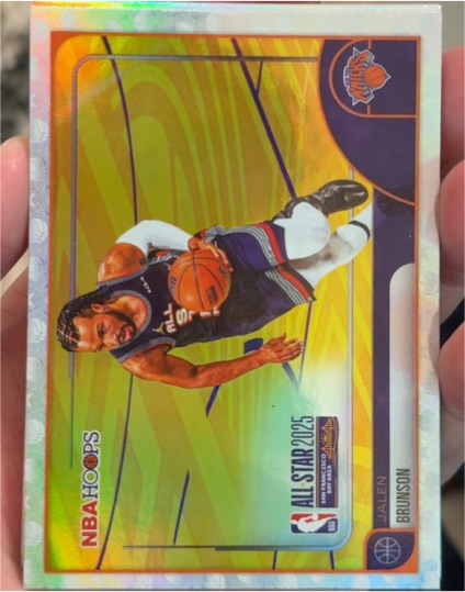 2025 Panini NBA Hoops All Star #Jalen Brunson — front