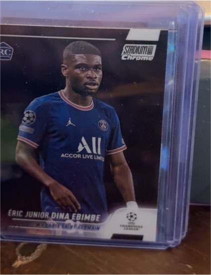 2021 Topps Stadium Club Chrome UEFA Champions League #RC Éric Junior Dina Ebimbe — front