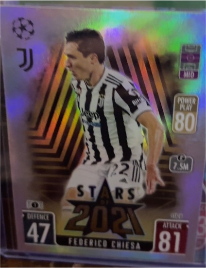 2021 Topps Stars of 2021 Federico Chiesa — front