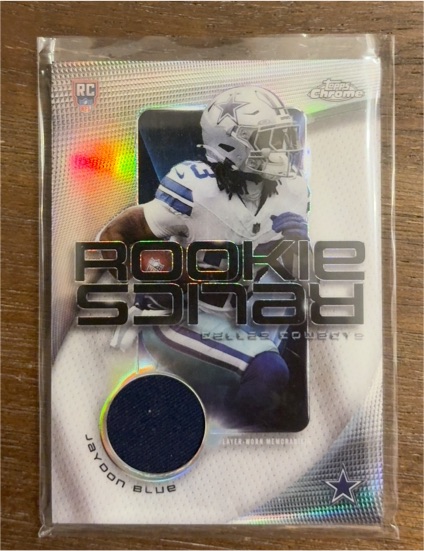 2017 Topps Chrome Rookie Spray Jayron Blue — front