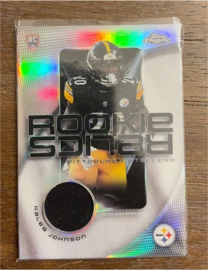 2020 Topps Chrome Rookie Sparks Kaleab Johnson — front