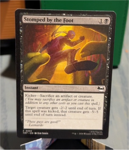 2000 Magic: The Gathering #0082 Stomped by the Foot — front