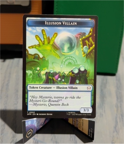 2021 Magic: The Gathering #60003 Illusion Villain Token — front