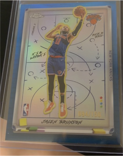 2021 Topps Chrome #X Jalen Brunson — front