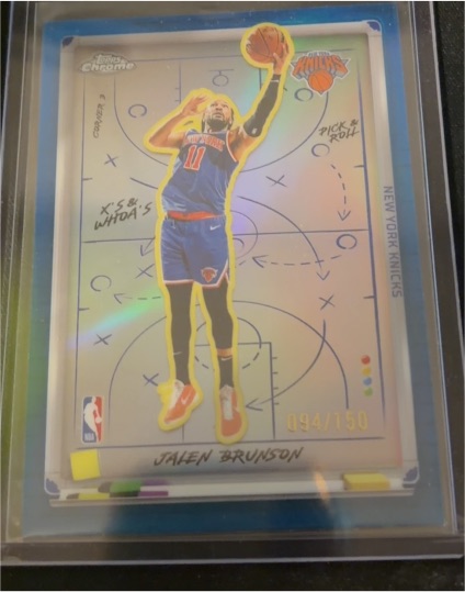2021 Topps Chrome #94 Jalen Brunson — front