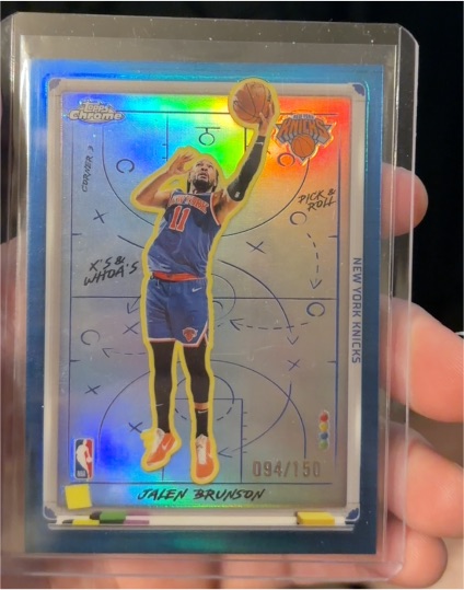 2022 Topps Chrome #94 Jalen Brunson — front