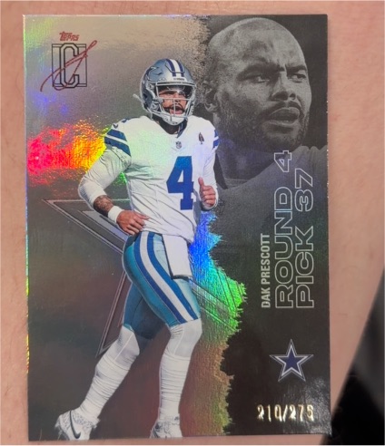 2020 Topps IONIX #37 Dak Prescott — front