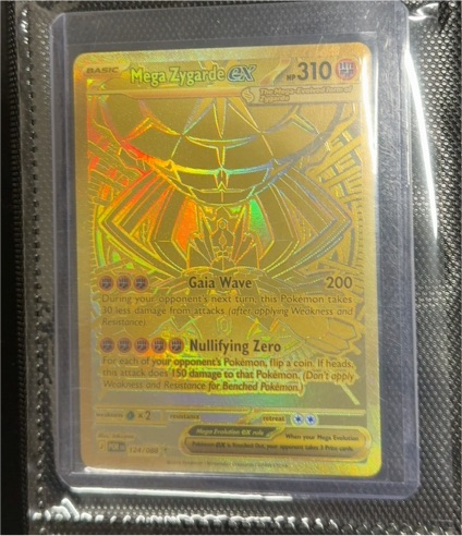 2017 Pokémon SM Burning Shadows #123 Mega Zygarde GX — front