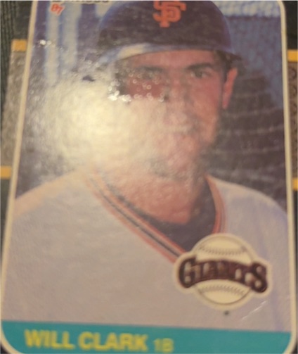 1987 Topps #67 Will Clark — front