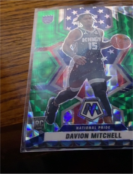2020 Panini Mosaic National Pride #Davion Mitchell — front