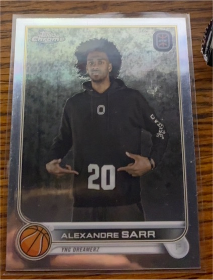 2022 Topps Chrome #20 Alexandre Sarr — front