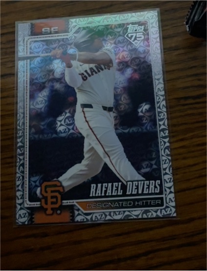 2022 Topps 75th Anniversary #SF-DH Rafael Devers — front
