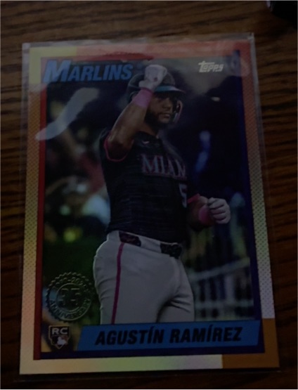 2023 Topps #8 Agustin Ramirez — front
