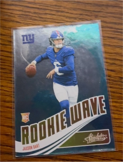 2022 Absolute Football Rookie Wave Jalen Dart — front