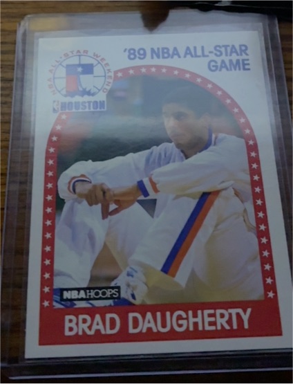1989 NBA Hoops #89 Brad Daugherty — front