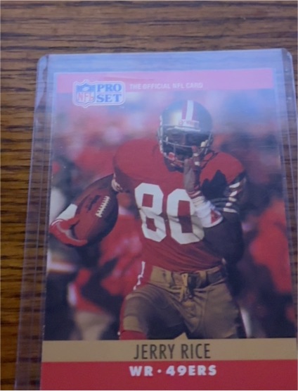 1990 Pro Set #80 Jerry Rice — front