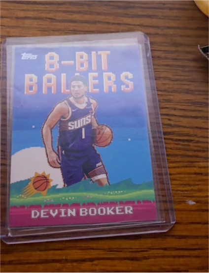 2021 Topps 8-Bit Balers Devin Booker — front