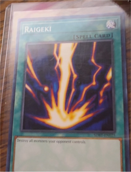 1996 Yu-Gi-Oh! SDP-EN002 Raigeki — front