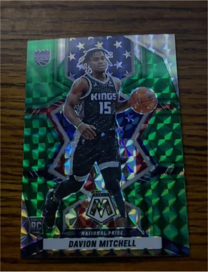 2020 Panini Mosaic National Pride #Davion Mitchell — front