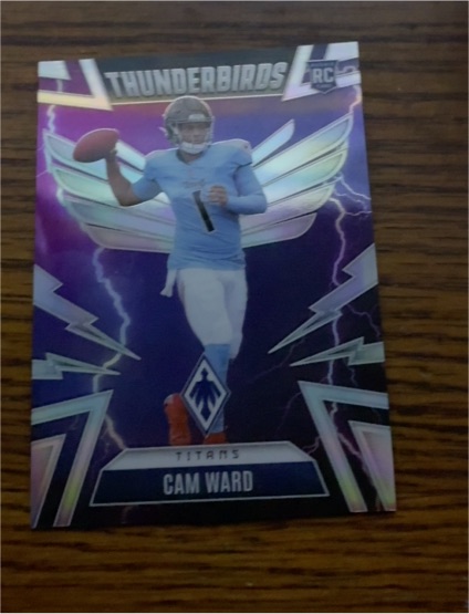 Cam Ward Thunderbirds RC Football Card — front