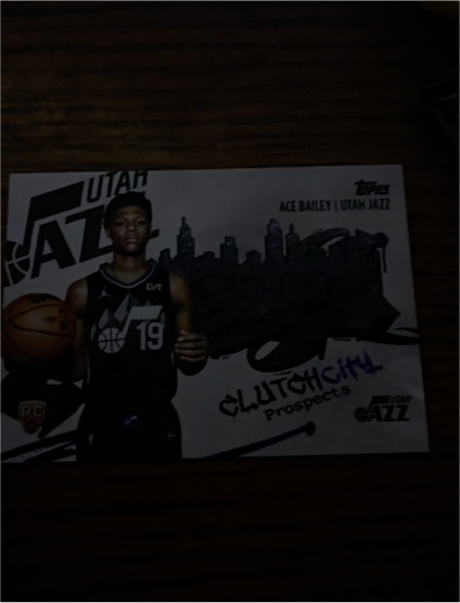 2021 Topps Clutch City Prospects #CL-AB Ace Bailey — front
