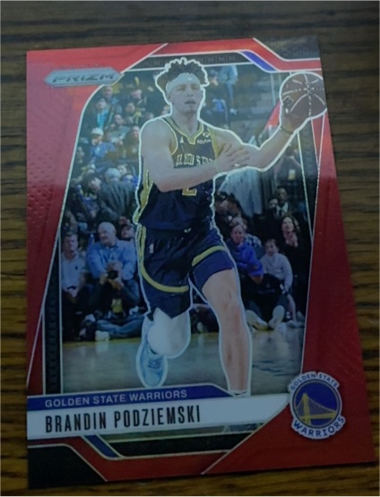 2023-24 Panini Prizm #258 Brandin Podziemski — front