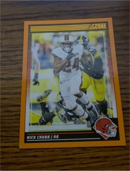 2018 Score #244 Nick Chubb — front