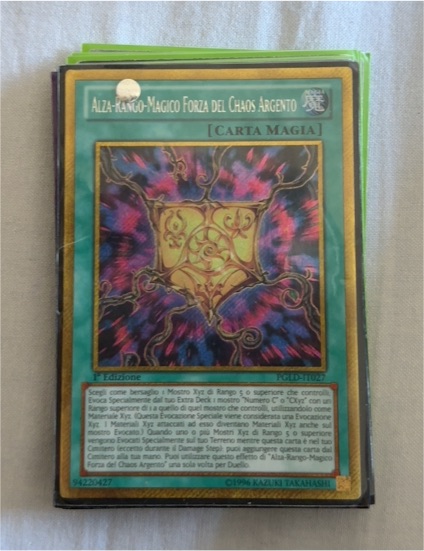 1996 Yu-Gi-Oh! PGD-110 Alza-Kaigo-Magico Forza Del Chaos Argento — front
