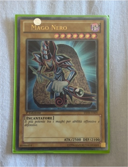 1996 Yu-Gi-Oh! YS17-IT001 Mago Nero — front