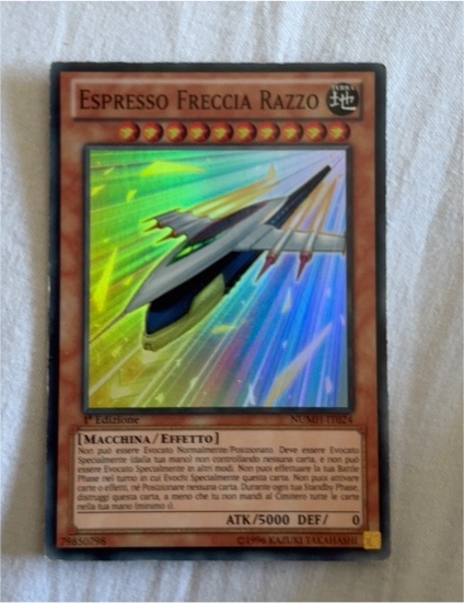 1996 Yu-Gi-Oh! SDLS-IT036 Espresso Freccia Razzo — front